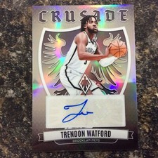 2023-24 Panini Phoenix - Crusade Signatures Trendon Watford #CS-TWB (AU)