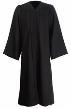 Unisex Matte Graduation Gown for High School Bachelor Choir Robes for Chu...