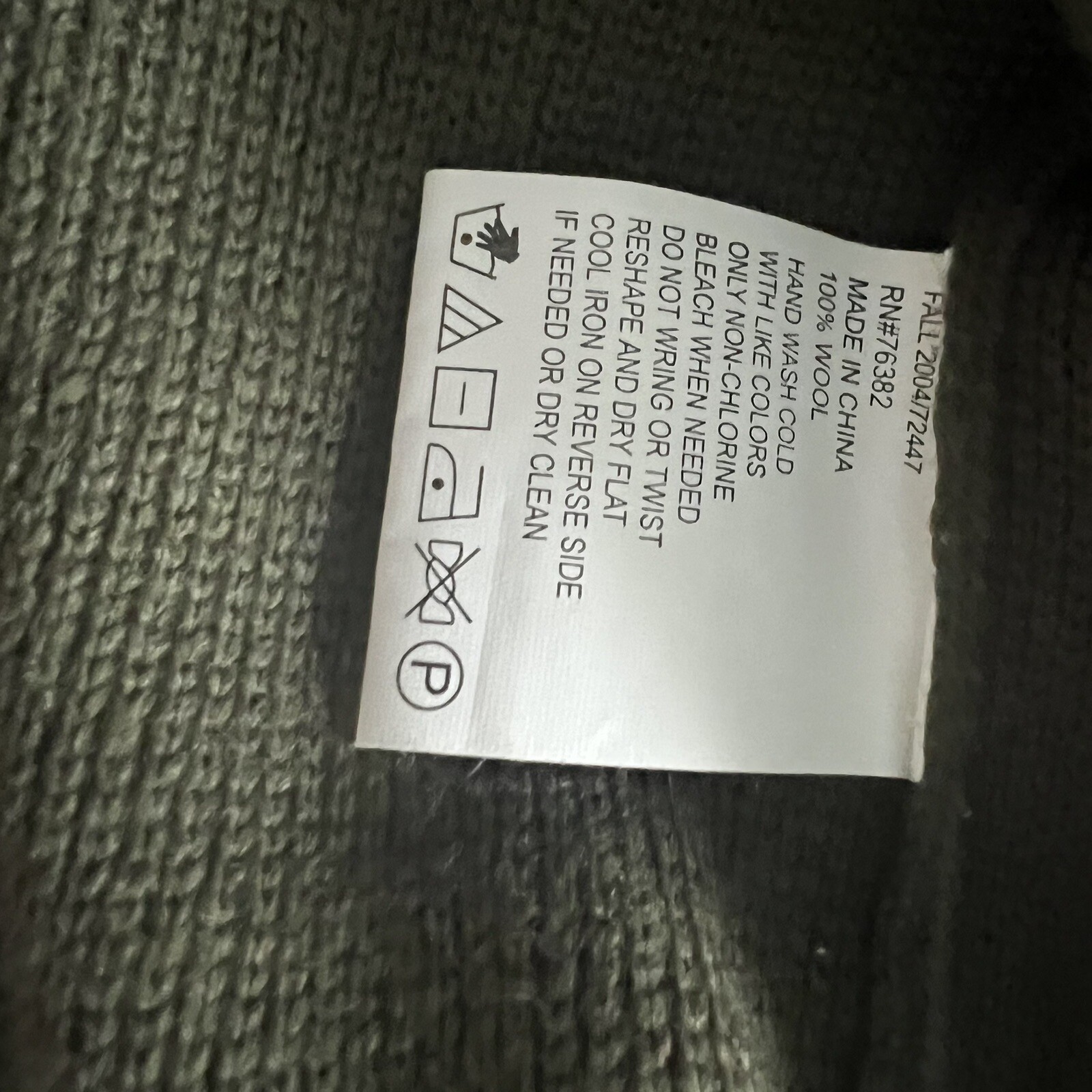 Timberland Wool Full Zip Tech Jacket Sweater Gree… - image 8