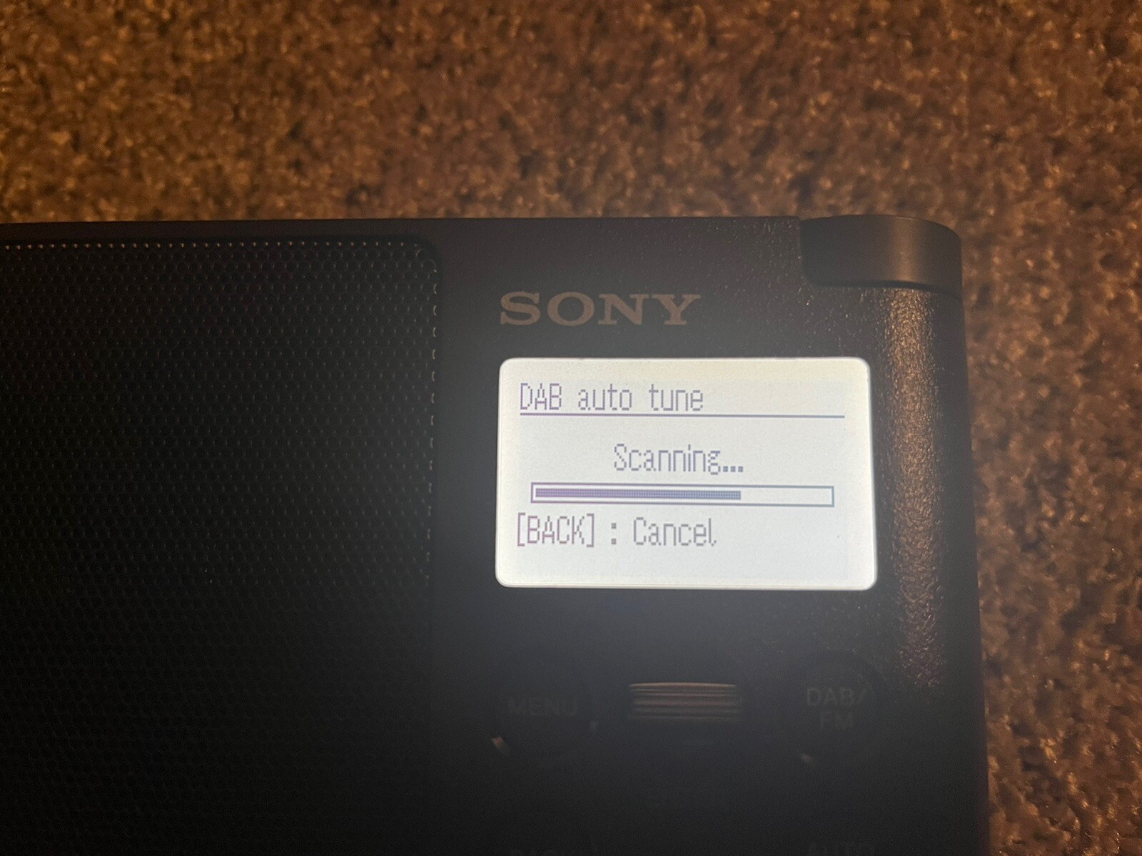 Sony XDRS41D Portable DAB/DAB+/FM Digital Radio Black 4548736053953
