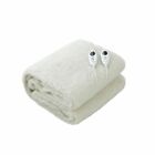 Dreamaker 350GSM Washable Fleece Heated Electric Under Blanket - White, Double