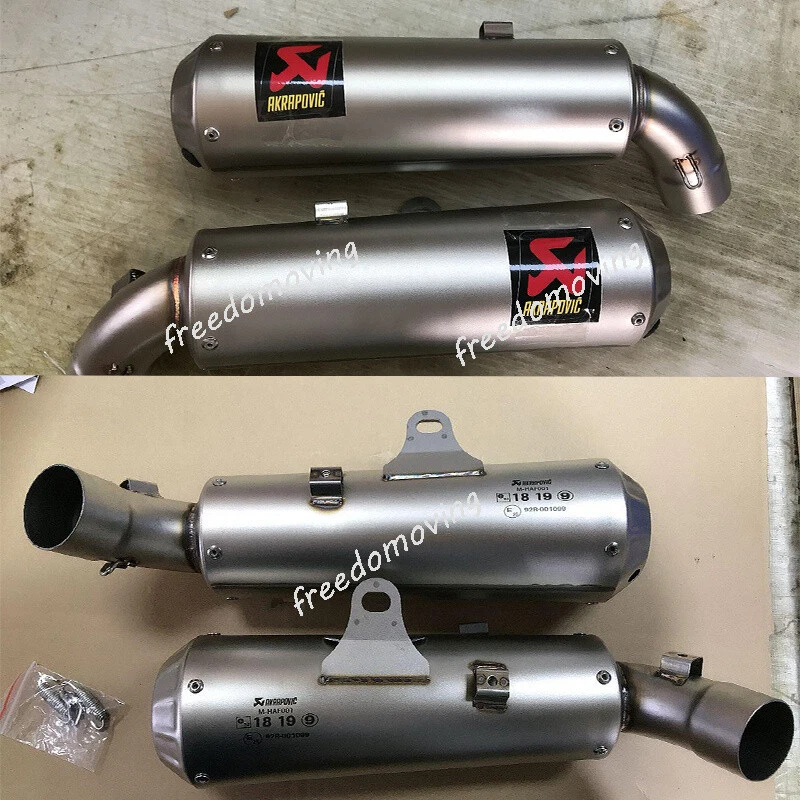 Tubo silenciador medio escape moto Ducati Hypermotard 950SP 2019-2023 Foto 2 de 4