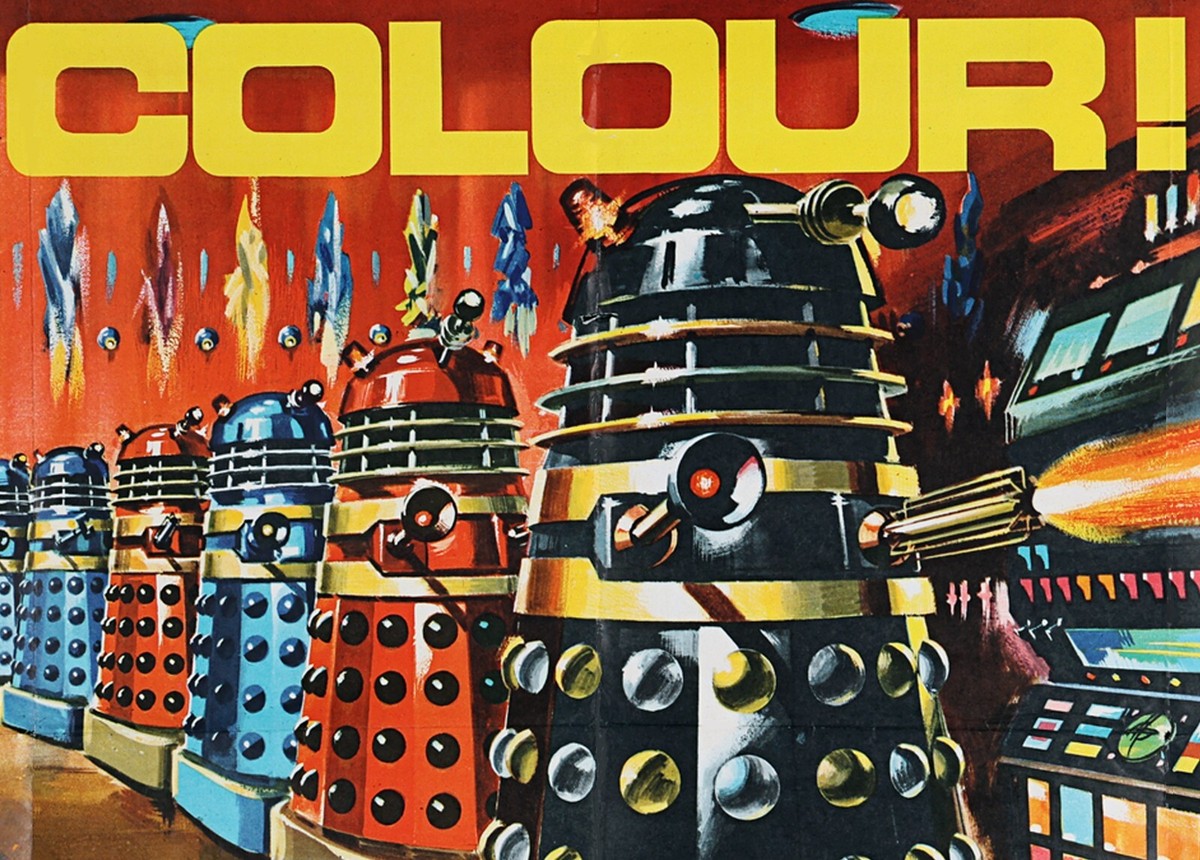 DOCTOR WHO & THE DALEKS 1965 FILM POSTER Peter Cushing | eBay UK