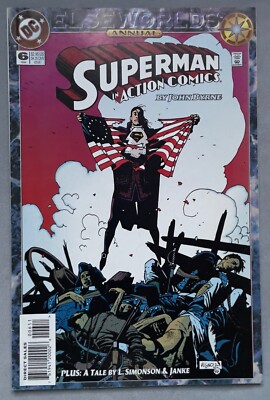 Superman in Action Comics Annual #6 ''Elseworlds'' by John Byrne, DC Comics 94, VF
