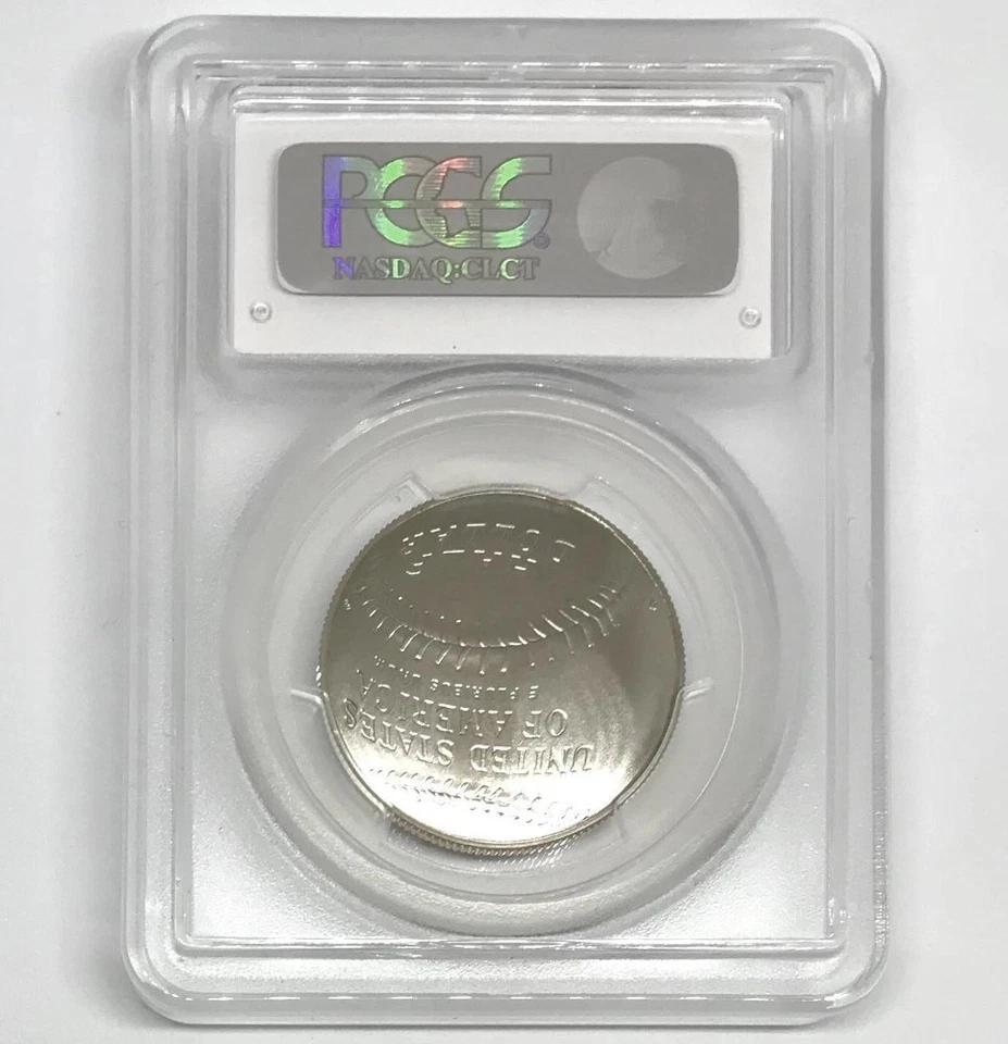 2014 D Baseball Hall of Fame Half Dollar PCGS MS70 ***Rev Tye's*** #625763 - Image 4 of 4