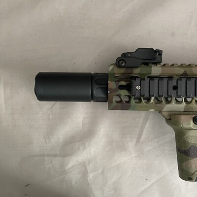 #ad airsoft barrel extension 14mm CCW For GBB Or AEG toy accessorie $12.99