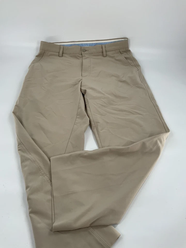 Pantalones de golf FootJoy para hombre 34x29 tostados polielastizados frente plano LNWOT YGI K2-144 Foto 2 de 4