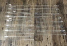 2 1/2 X 24 Inch Slatwall Slanted Shelves - Group Of 15 Pieces