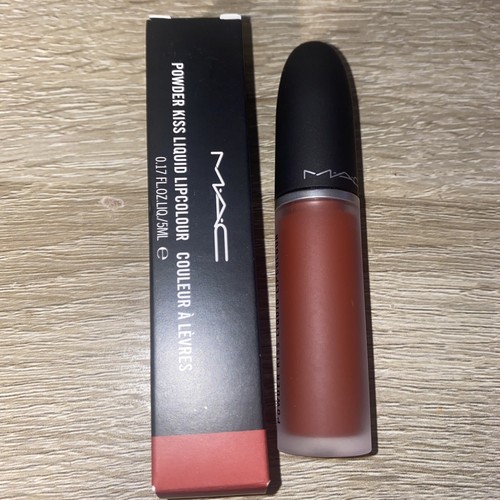 MAC Powder Kiss flüssiger Lippenfarbschirm 982 MARRAKESCH MERE volle Größe 5ml 0,17oz