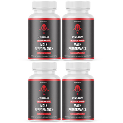 Primalift Male Performance Maximum Power - 4 Bottles