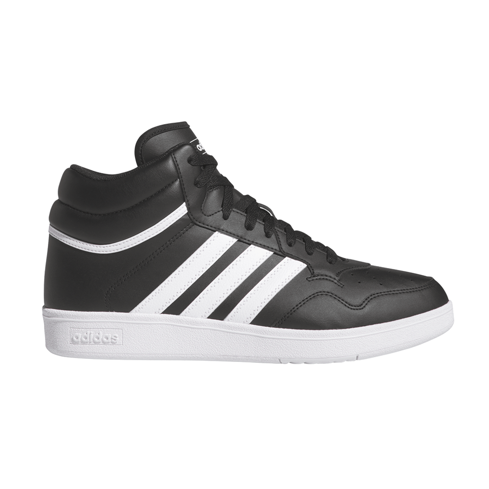 adidas Hoops 4.0 Mid Basketball  Mens Black Sneakers Athletic Shoes JQ9994