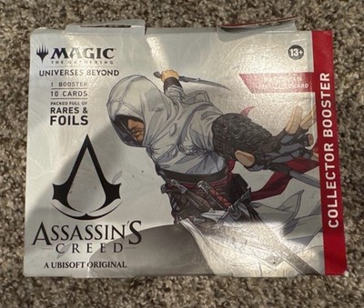 assassin's creed mtg collector booster box MTG Universes Beyond: Assassin's Creed Collector Booster Omega Pack READ!