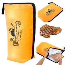 BBQ Blanket for Resting Meat   Insulated Smoker Grilling Bag for Juicy Flavor...