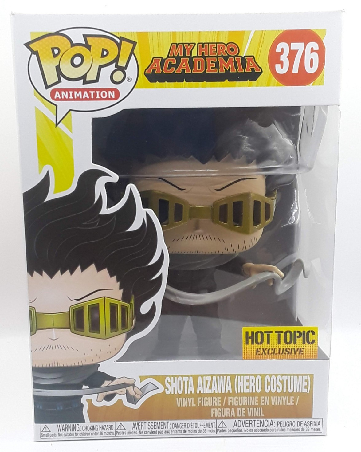Funko Pop! Vinilo Abovedado Animation Shota Aizawa 376 My Hero Academia Hot Topic