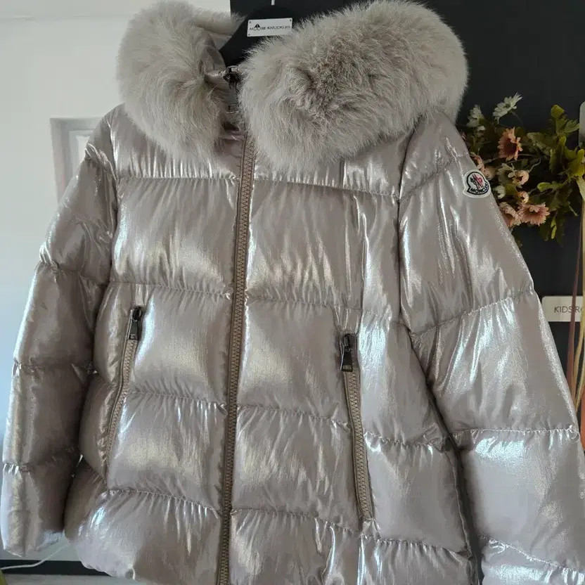 Moncler Serifer Fox Fur Padded Jacket - Lightly Used, Pink thumbnail 5