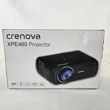 Crenova XPE460 LCD 1200 Lm 800x480 Resolution 55W Home Cinema Video Projector