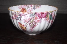 Spode Chelsea  GARDEN Cranberry Bowl-- 5"-england -excellent condition