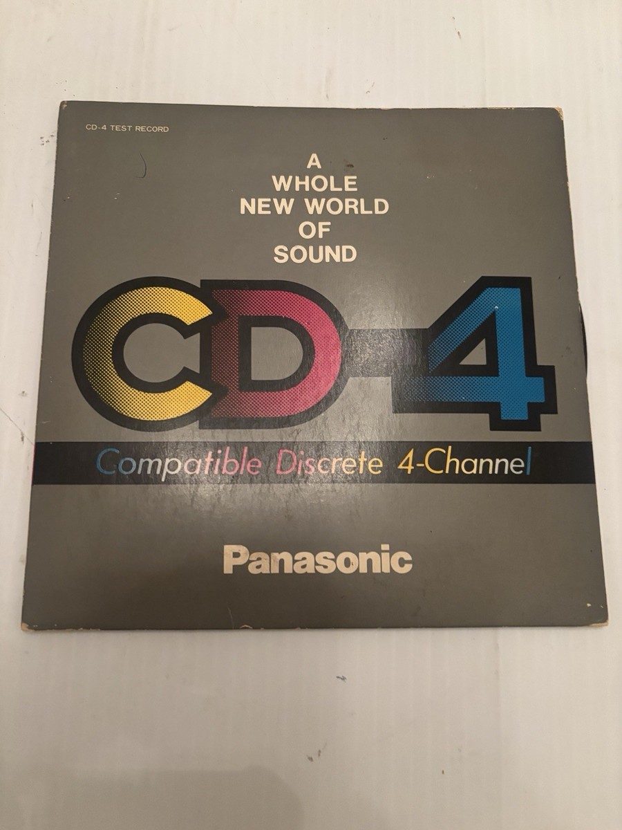 RARE Vintage Panasonic CD-4 70s Test Record SPR111-1 EP Vinyl