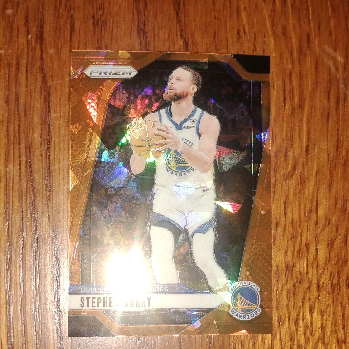 Panini Prizm Orange Ice Prizm Stephen Curry #134 Warriors Basketball 2024-25