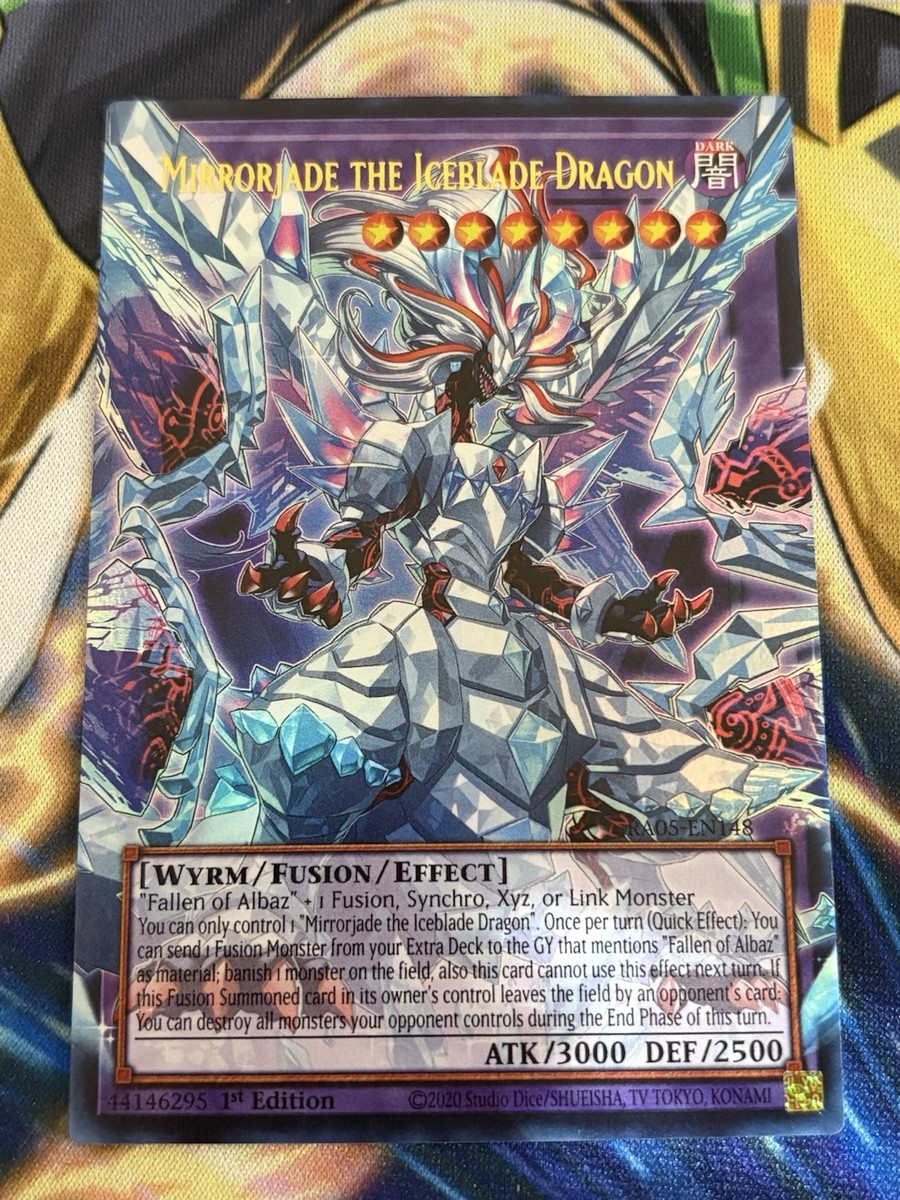 Yu-Gi-Oh! TCG Mirrorjade The Iceblade Dragon Ultra Rare 1st Ed