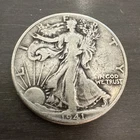 1941 Walking Liberty Half Dollar, 90% Silver