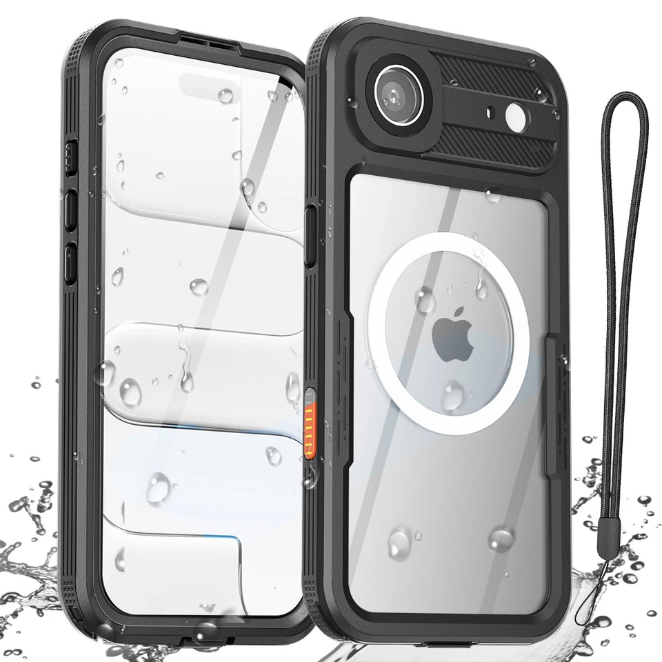 Waterproof Case For iPhone 17 Pro Max/17 Air/17 Pro/17 MagSafe Shockproof Cover - Image 2 of 4
