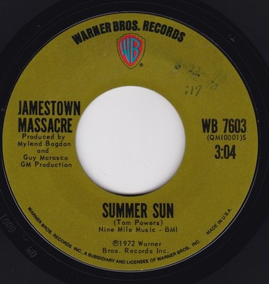 Soul / Funk--Jamestown Massacre   Summer Sun / Words And Rhymes - HEAR !!