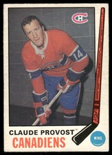 1969-70 O-Pee-Chee VTG OPC Set Break VG-EX Claude Provost Montreal Canadiens