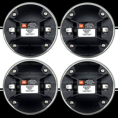 4-pack JBL D220Ti-8R 1'' Titanium High Frequency HF Drivers