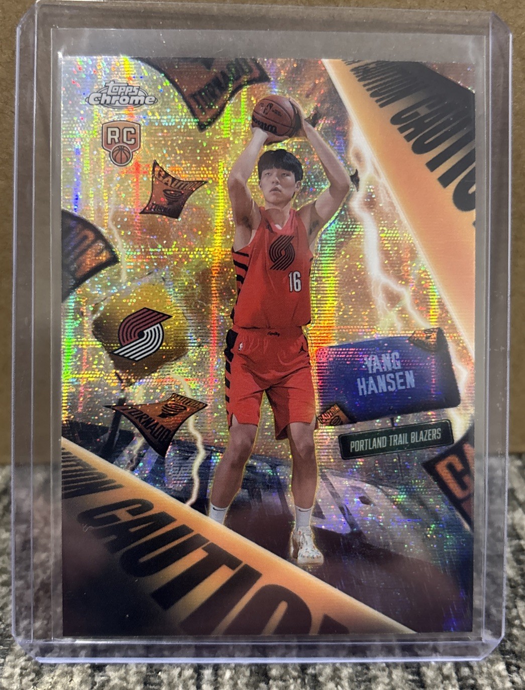 Yang Hansen 2025-26 Topps Chrome Advisory SSP Insert Refractor Rookie RC #AD-20