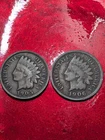 1905 1906 INDIAN HEAD 1 ONE CENT PENNY COIN COINS UNITED STATES US #939