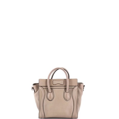 Celine Luggage Bag Grainy Leather Nano | eBay
