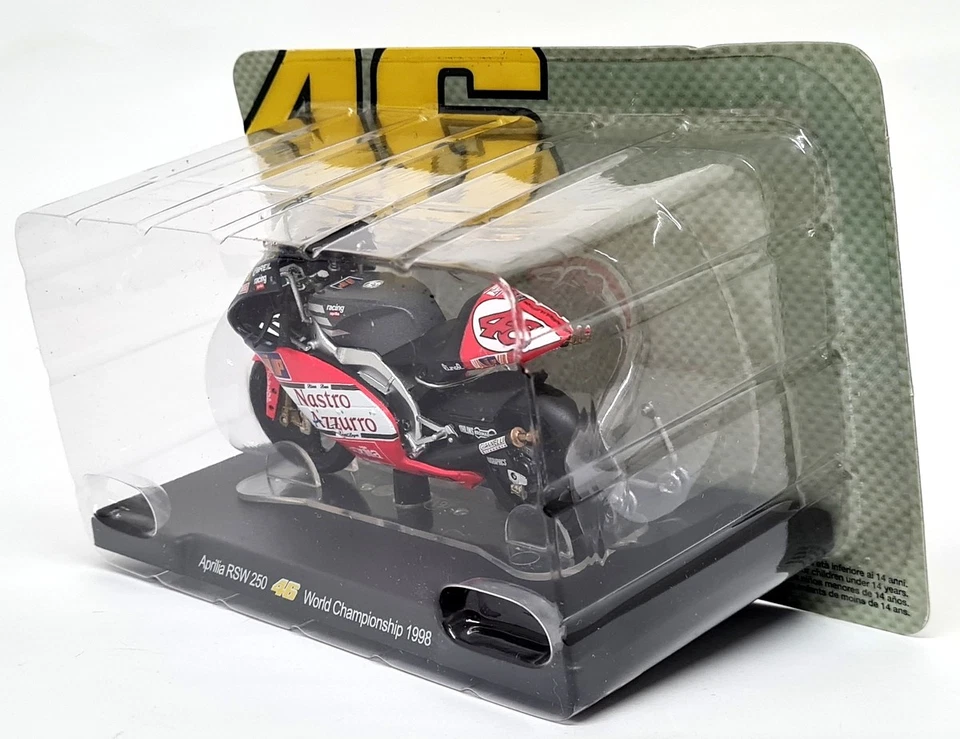 Moto modelo Valentino Rossi LEO 1/18 - Aprilia RSV 250 WC 1998 Foto 3 de 3