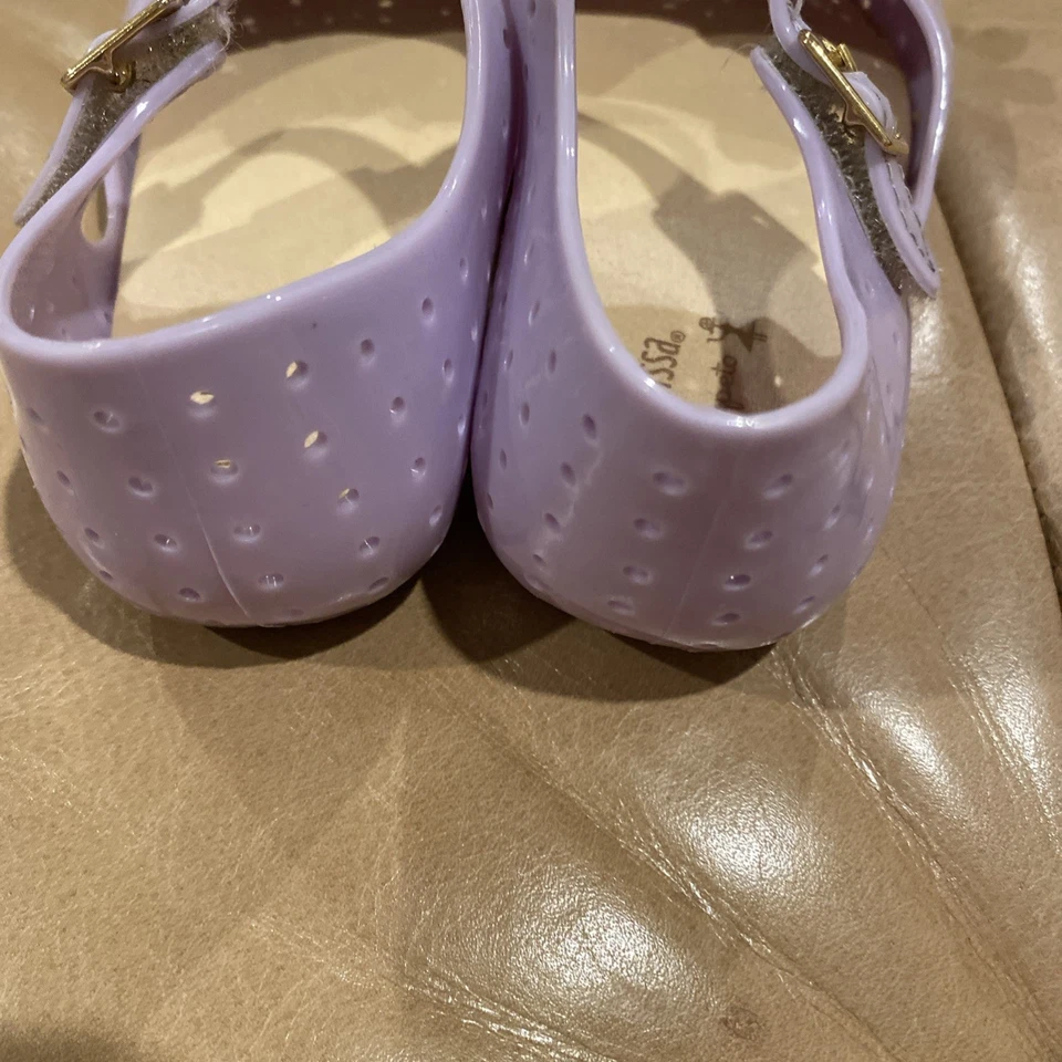 Mini Melissa x Isabela Capeto Morado Flor Mary Jane Zapatos Talla: 9 Foto 4 de 4