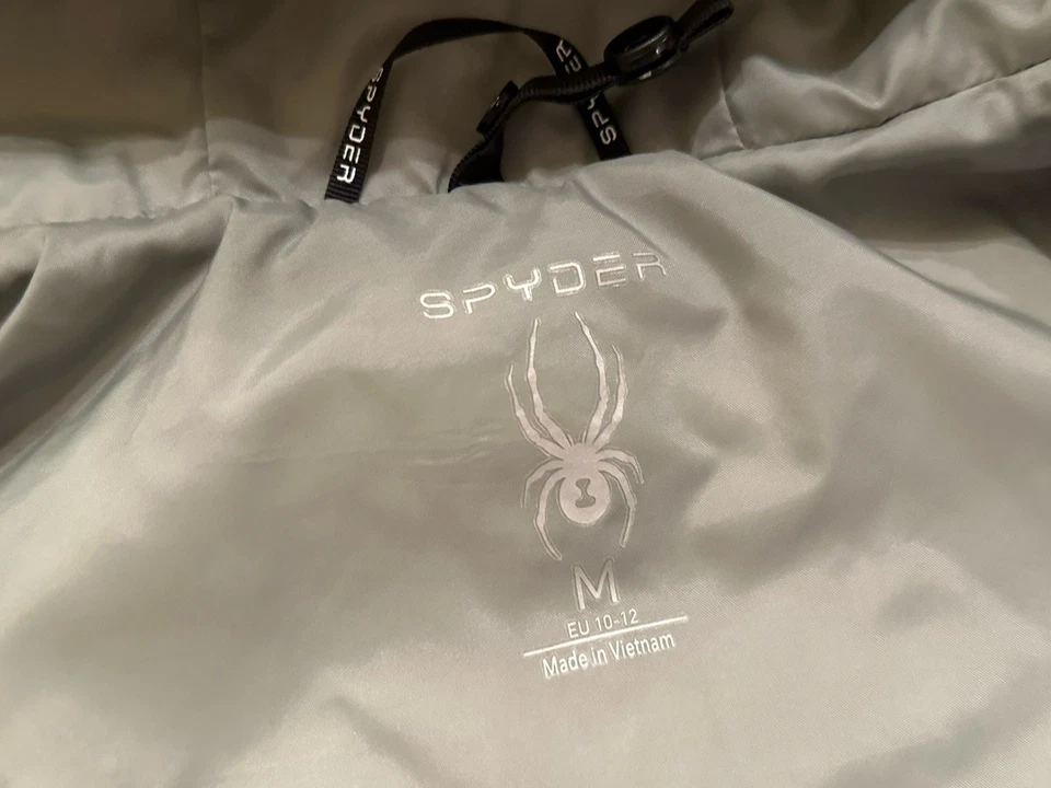 Spyder Women's Snow/Ski Jacket Medium Navy Blue Red - Image 3 of 4