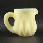 Boyd's Crystal Art Glass MINI PITCHER #18 LEMON ICE Glows NOS — photo 4