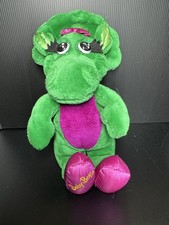 Vintage Baby Bop Barney Plush 1992 The Lyons Group Dinosaur Stuffed Animal Toy