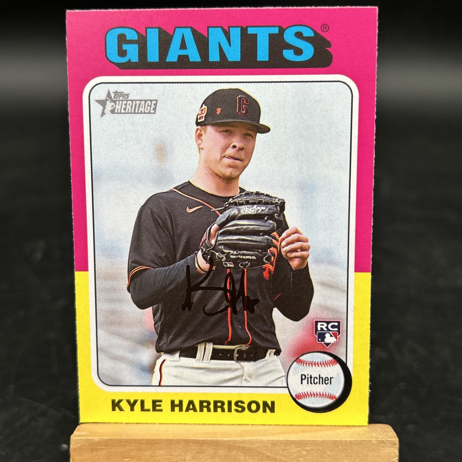 Kyle Harrison 2024 Topps Heritage #324 San Francisco Giants RC Rookie