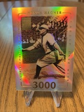 HONUS WAGNER Topps Tribute 3000 Career Base Hits Silver Holo #20 HOF