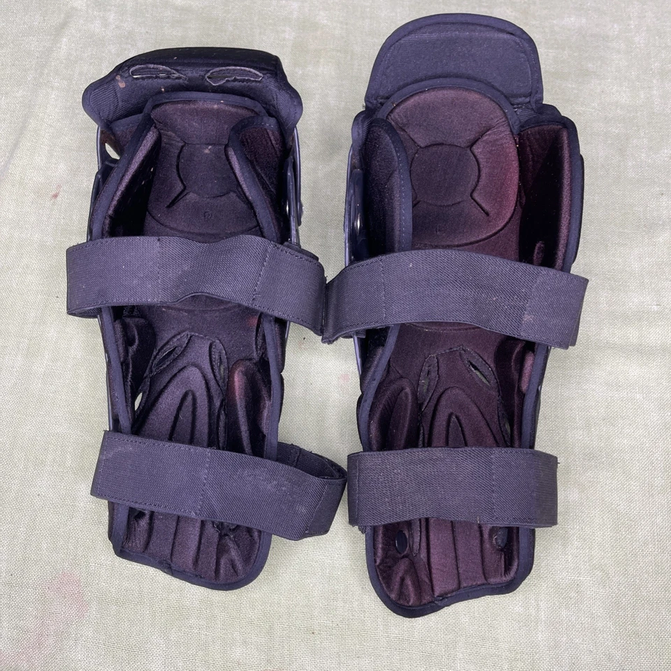 Fox Racing MX caneleiras de joelho pivô preto motocross moto suja ATV tamanho adulto - Imagem 4 de 4