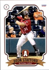 2021 Altoona Curve Choice 31 Deon Stafford Harrisburg Pennsylvania Baseball Card