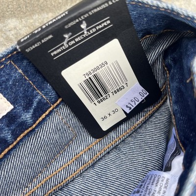 NWT Levi's Premium 501 '93 Straight Fit Selvedge MEN'S Jeans