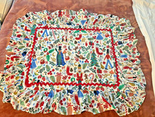 Pottery Barn Nutcracker Christmas Holiday pillow Sham ruffle Rifle co paper girl