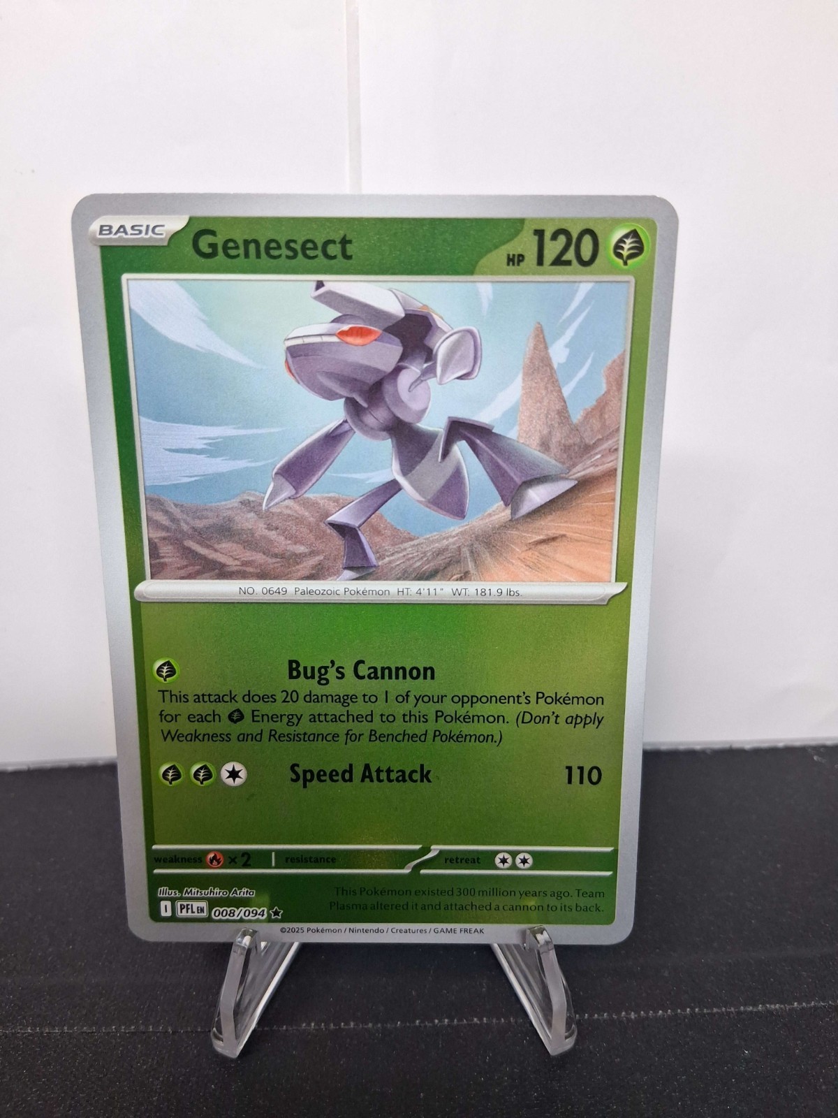 Genesect 008/094 (Reverse Holo) ME02 Phantasmal Flames PFL - Pokemon - NM/M