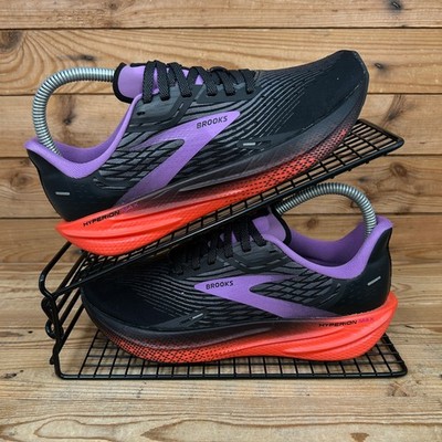 Brooks Turnschuhe Damen Größe UK 5 Hyperion Max schwarz lila Straßenlaufschuhe