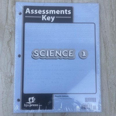 BJU Press- Science 1 Tests Answer Key 4th ed 9781628563184