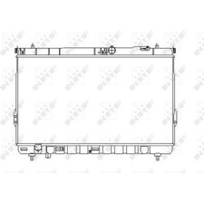 NRF 53358 Kühler Motorkühlung für HYUNDAI SANTA FE SM