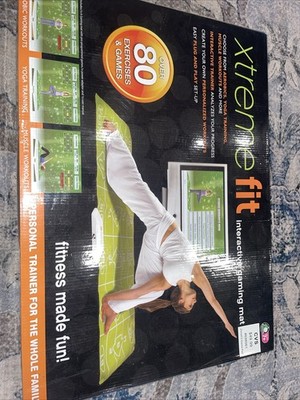 Xtreme Fit Interactive GamingMat over 80 Exercise & Games Yoga Aerobics Mat 