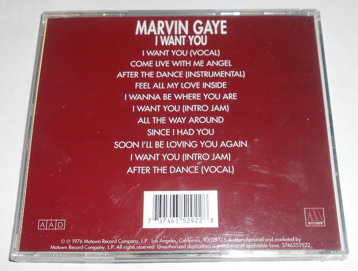 Marvin Gaye - I Want You CD | eBay