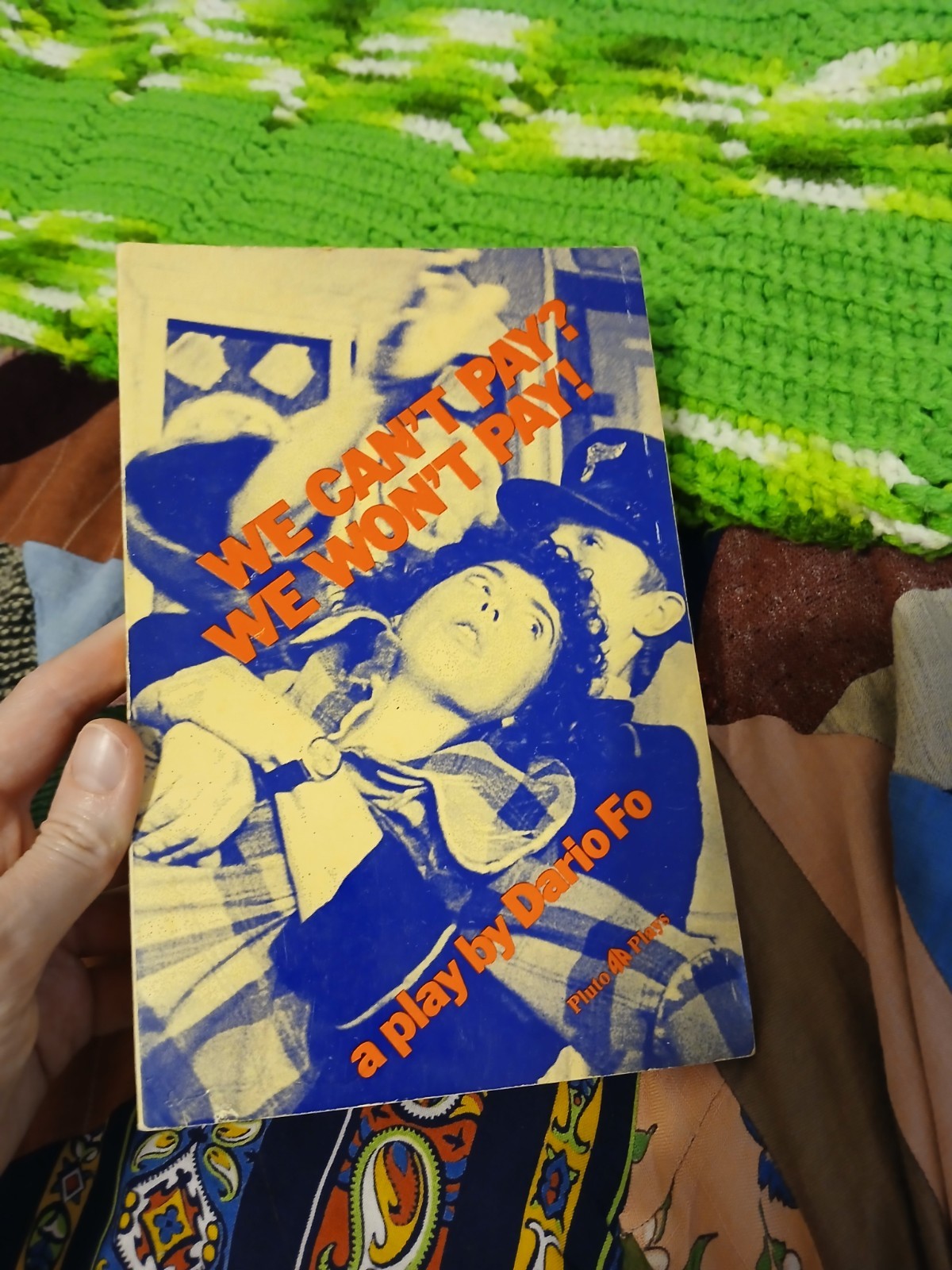 Rare 1978 we can't pay we won't pay dario fo first ed english sex pistols vibes